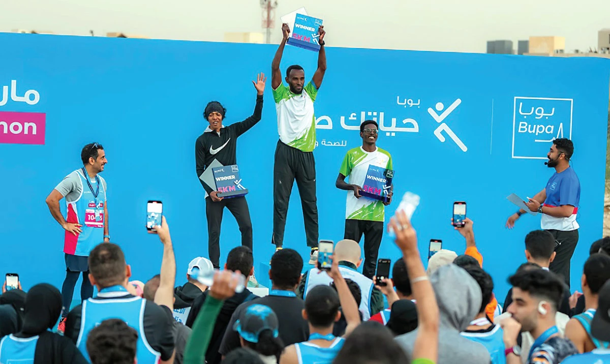 The marathon brought together more than 2,500 participants of all ages and abilities.