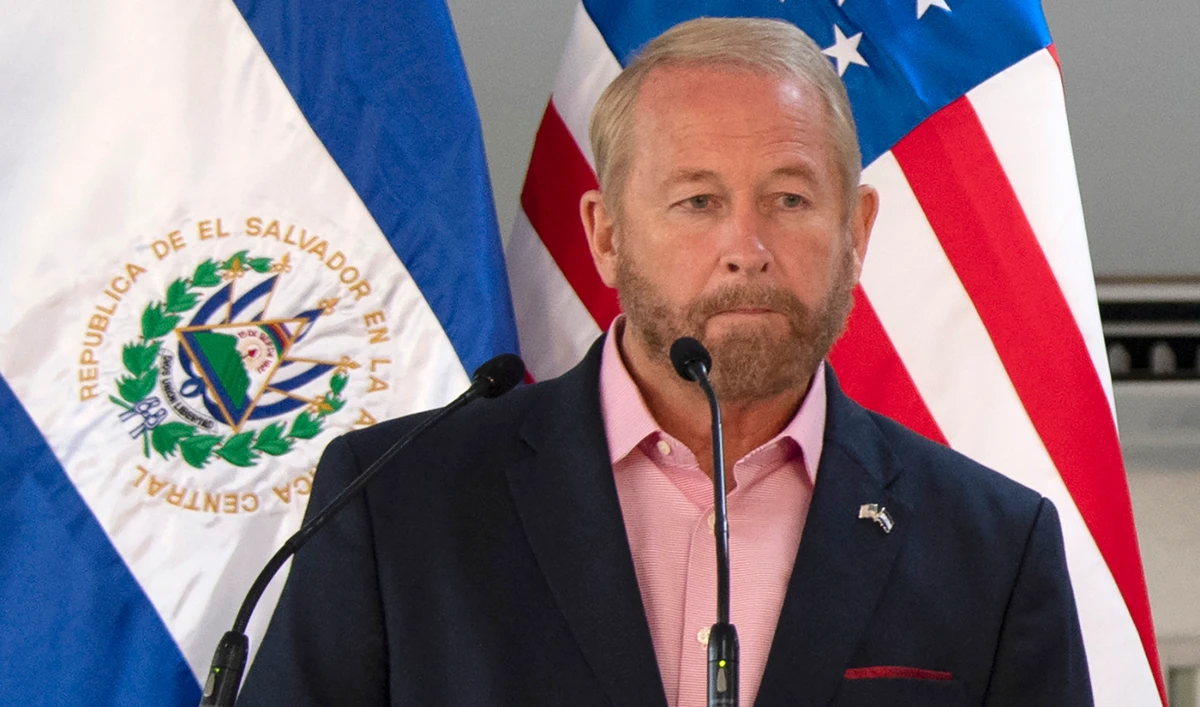 Former US ambassador to El Salvador Ronald Johnson. (AFP/File)