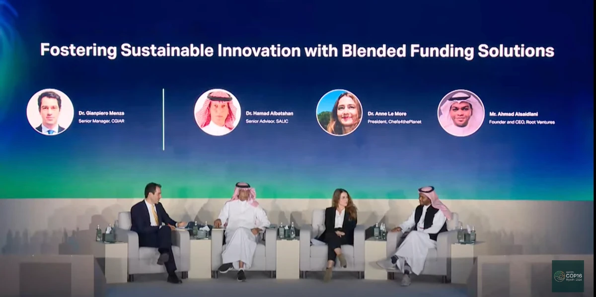 Panelists agreed on the need for innovative funding mechanisms, regulatory clarity, and public-private partnerships to overcome these challenges and accelerate progress in the sustainability sector. Screenshot
