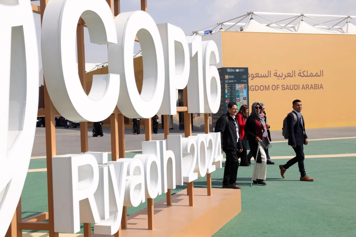 The 16th session of the Conference of the Parties (COP16) to combat desertification is held in Riyadh until Dec. 13 (SPA)