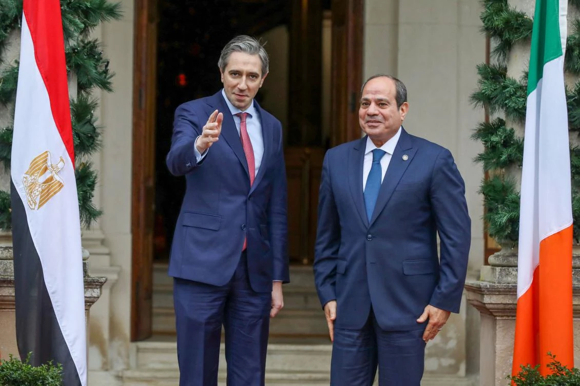 Egypt’s El-Sisi discusses Gaza ‘suffering’ on Dublin visit