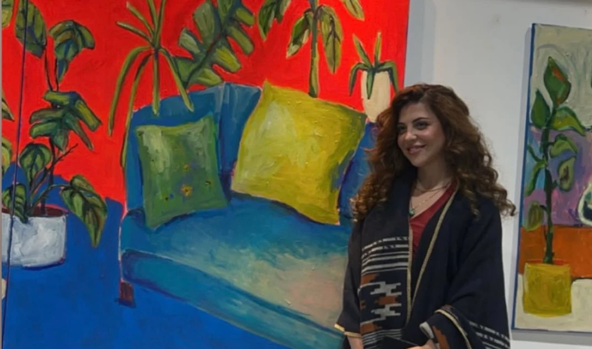 Syrian artist Emar Nedal Hmeidi has opened her first solo exhibition, “Nook,” at the Saudi Arabian Society for Culture and Arts in Dammam. (Supplied)