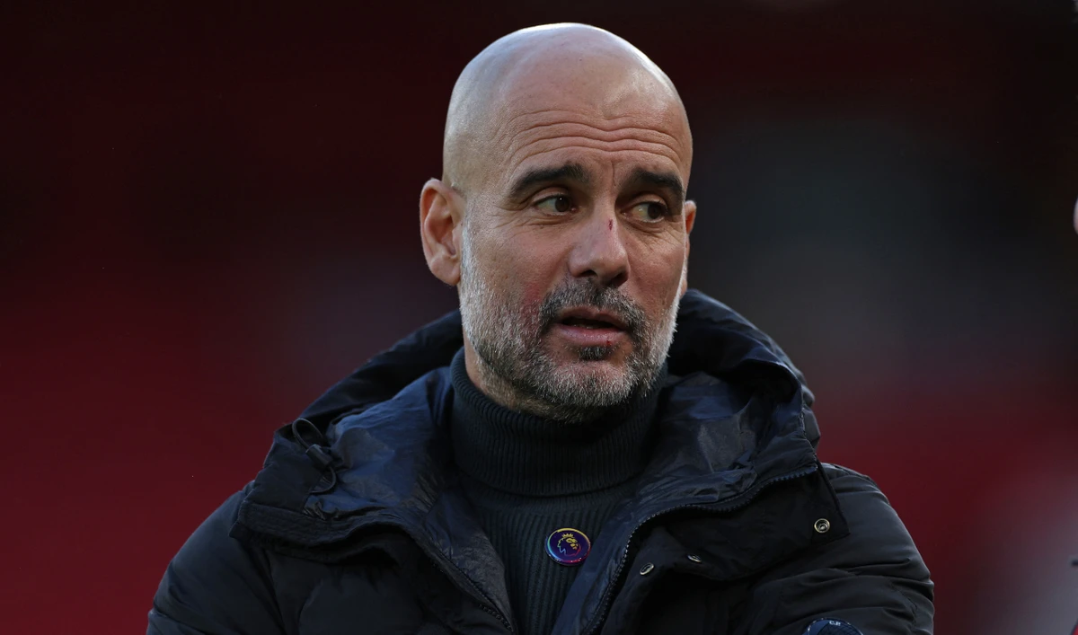 Pep Guardiola. (AFP/File)