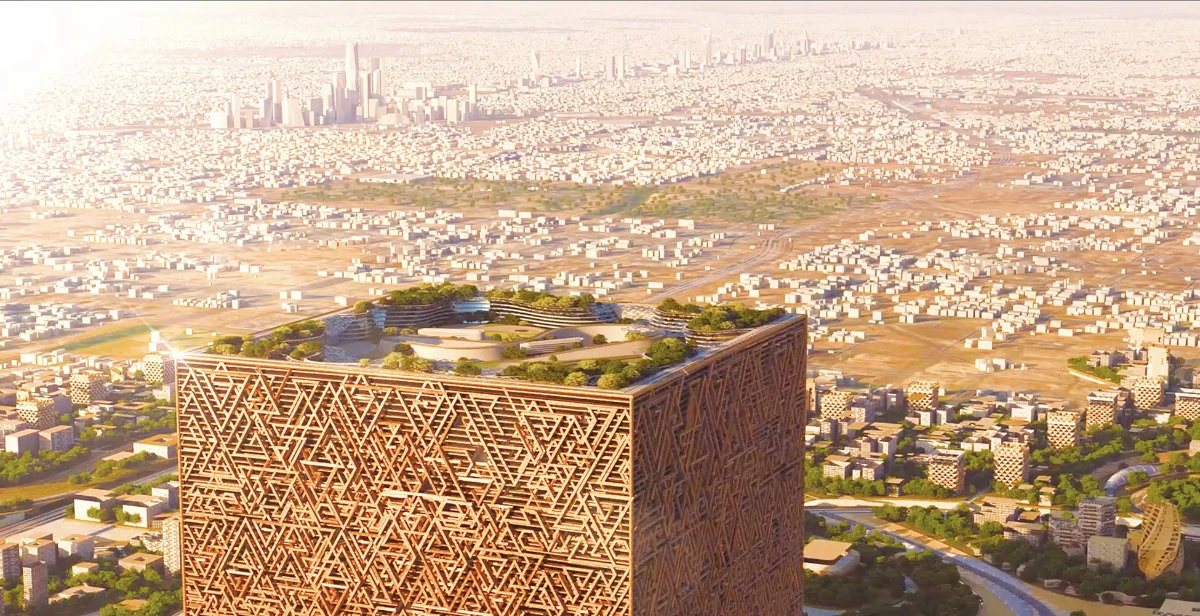 Drawing inspiration from the Najdi architectural style, the cube shaped structure will add a new dimension to the Riyadh skyline. (Supplied)