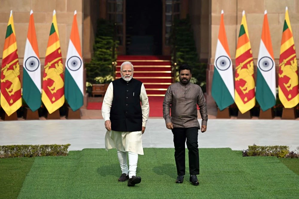 Sri Lanka’s new leader visits India on first overseas trip