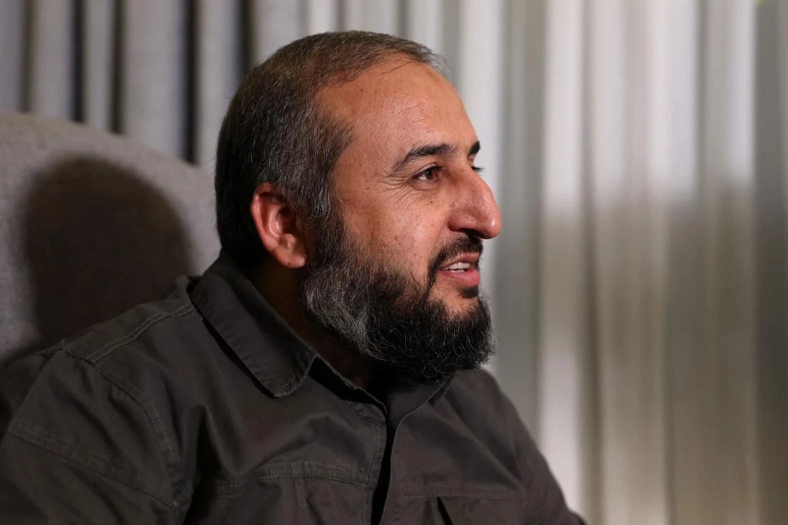 Hayat Tahrir al-Sham's military chief Abu Hassan al-Hamwi is pictured during an interview in the Syrian western port city of Latakia, on December 17, 2024. (File/AFP)