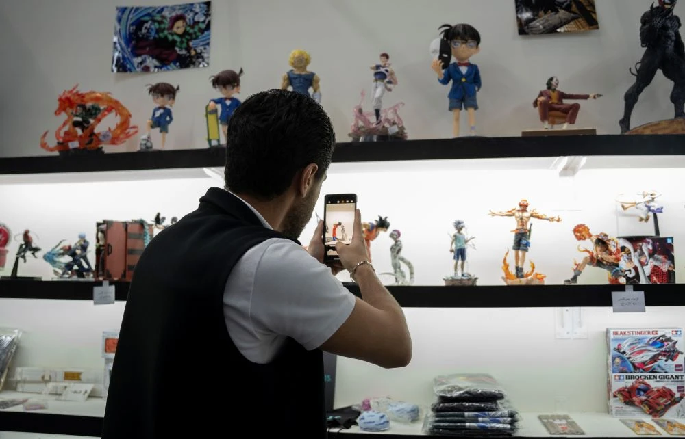 Jeddah Book Fair has dedicated a significant portion of its space to manga, with the LPT setting up 26 stands showcasing a range of manga characters and stories. (Supplied)