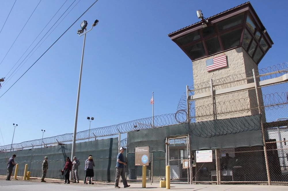 The two Malaysian men’s transfers leave 27 detainees in custody at the US naval base in Guantanamo Bay, above. (AFP file photo)