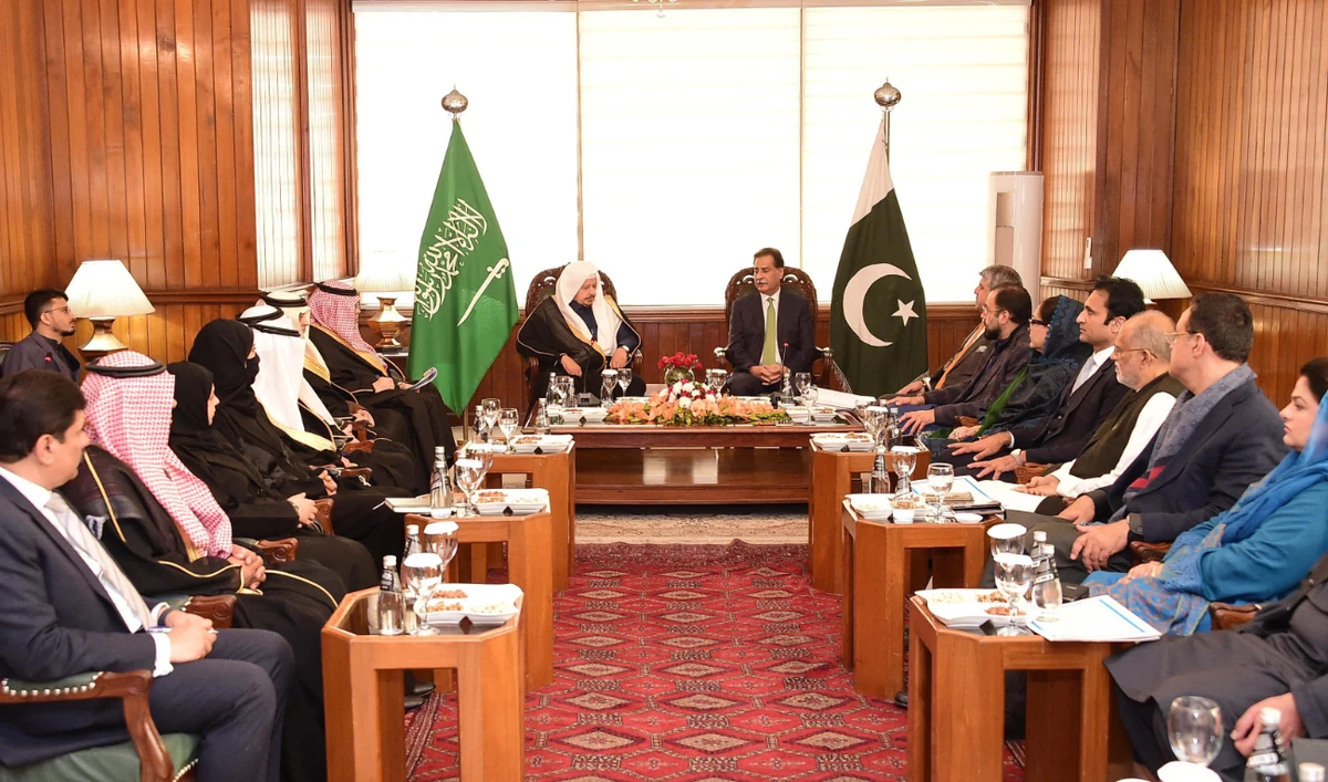 Saudi Shoura Council speaker holds talks with Pakistani National Assembly counterpart