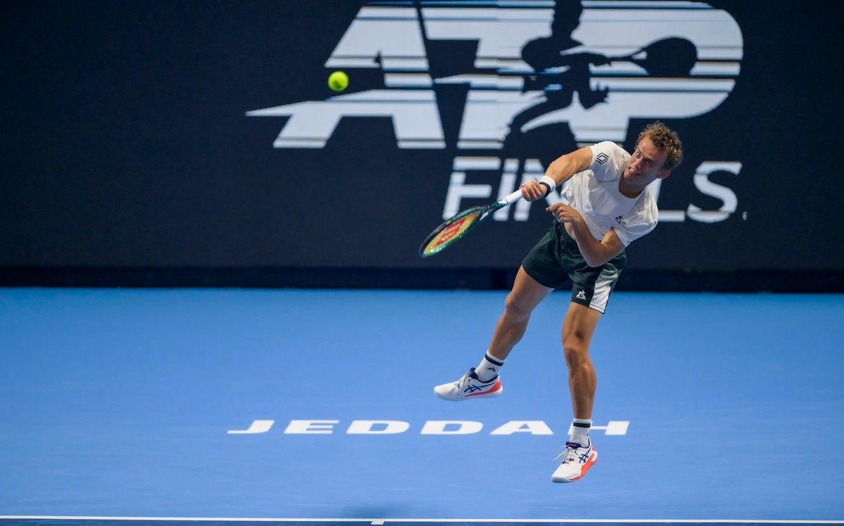Sixth seed Luca Van Assch will meet undefeated Joao Fonseca in the semi-finals of the Next Gen ATP Finals (ATP)