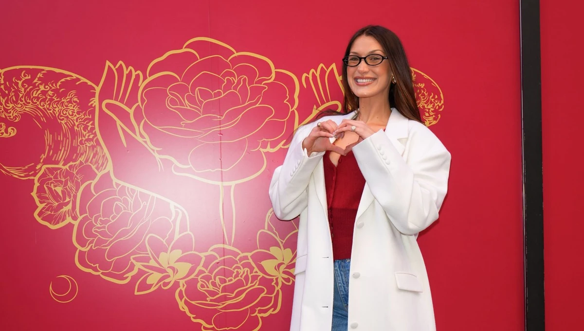 Bella Hadid took to Instagram to thank her team and customers for the success of her fragrance label Orabella’s festive Alchemy Library pop-up in New York City. (Getty Images)