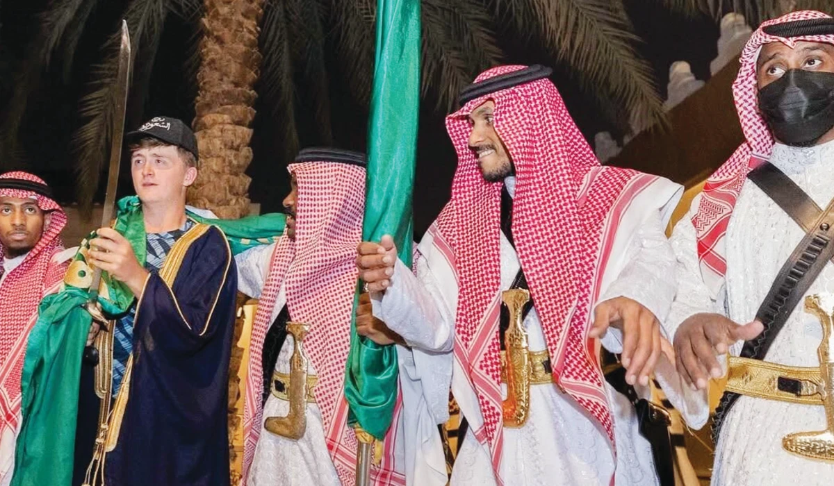 Henry Moores found reassurance through Visit Saudi, which provided him with resources and connections across the country. (Supplied)