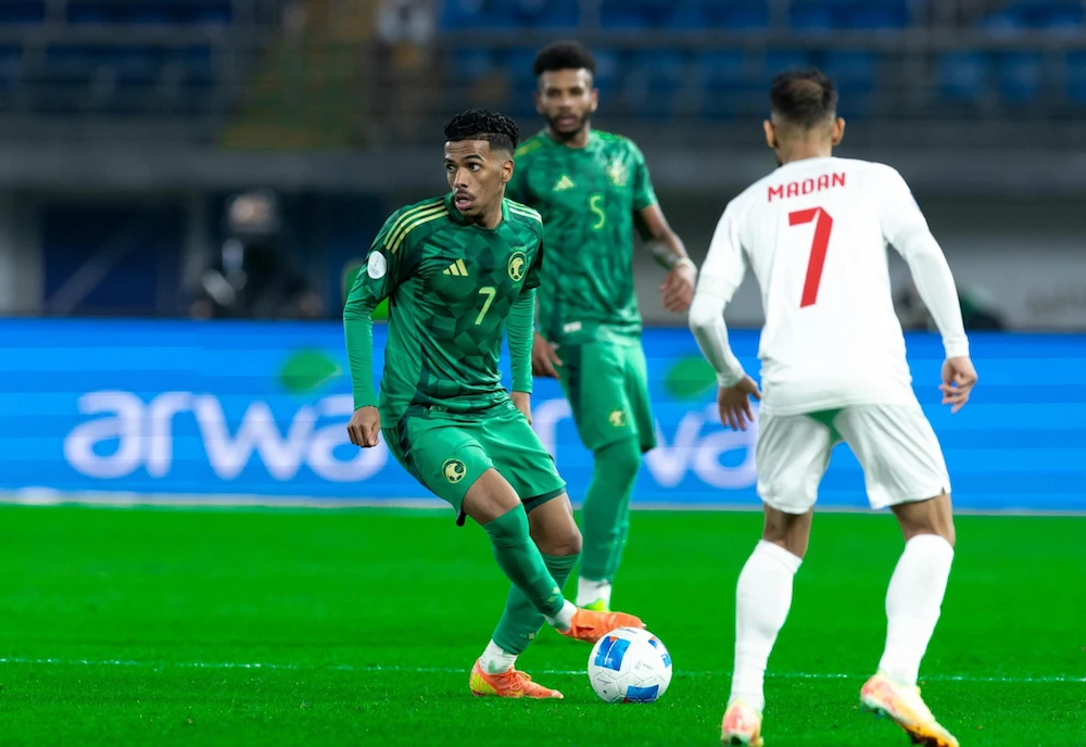 It was an opening day defeat for Saudi Arabia in the Gulf Cup on Sunday as the Green Falcons went down 3-2 to Bahrain in their Group B clash. (X/@SaudiNT)