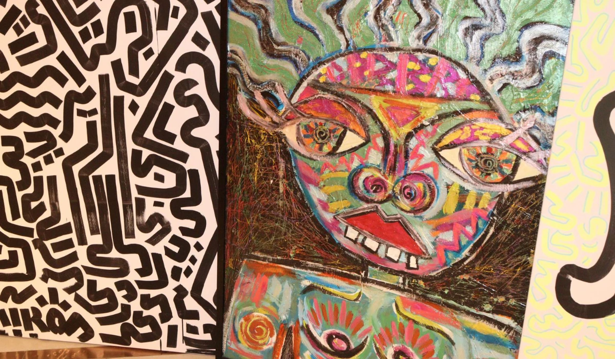 Nama’s debut event featured more than 30 pieces by artists from Saudi Arabia, Egypt, the UAE, Kuwait, Bahrain, Spain, Canada, and beyond. (AN photo)