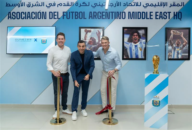 The Argentinian Football Association has opened an office in the UAE and will soon have presence in Saudi Arabia. (Supplied/AFA)