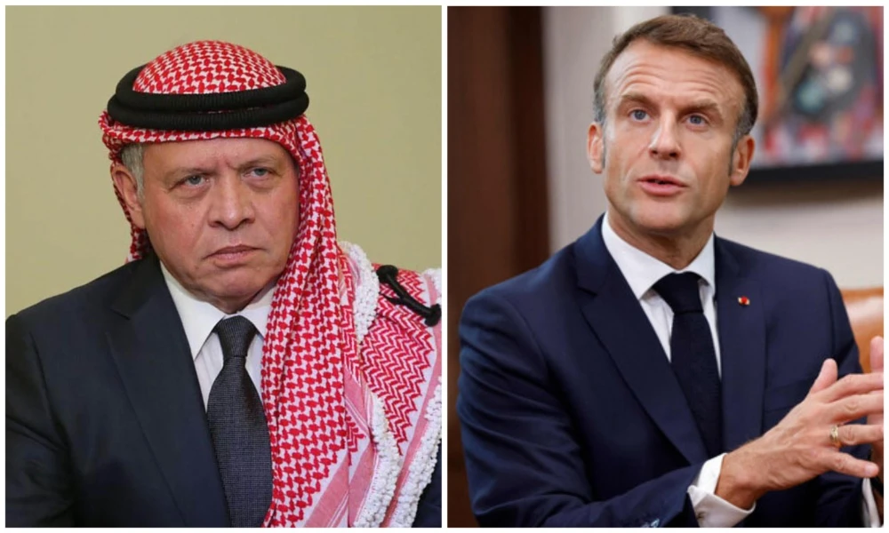 King Abdullah II reaffirmed on Friday Jordan’s commitment to supporting Syria in building a free, independent, and fully sovereign state that reflected the aspirations of all its people in a phone conversation with Emmanuel Macron. (Petra/AFP/File Photo)