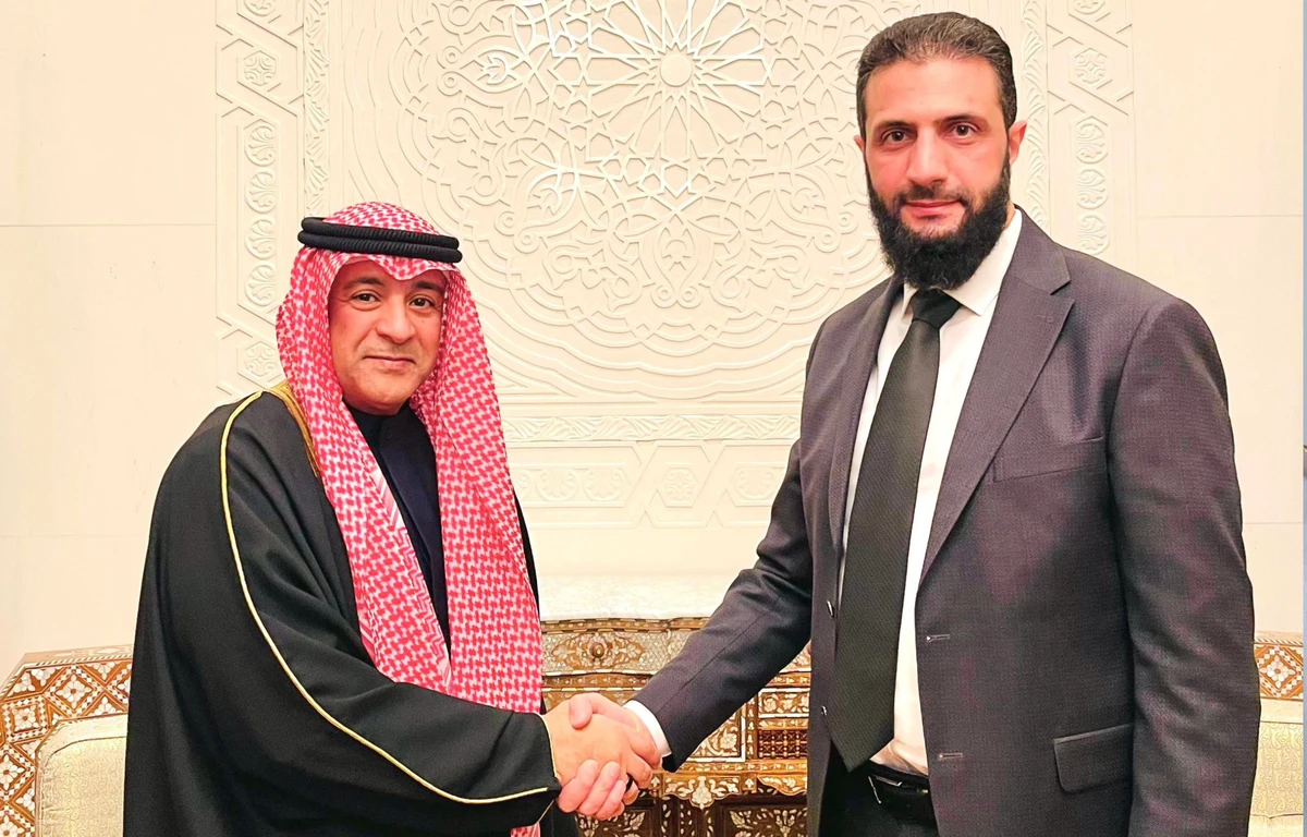 Al-Budaiwi said the visit affirms the GCC’s support for Syria’s unity and stability to achieve security, prosperity, and development for the Syrian people. (X/@GCCSG)