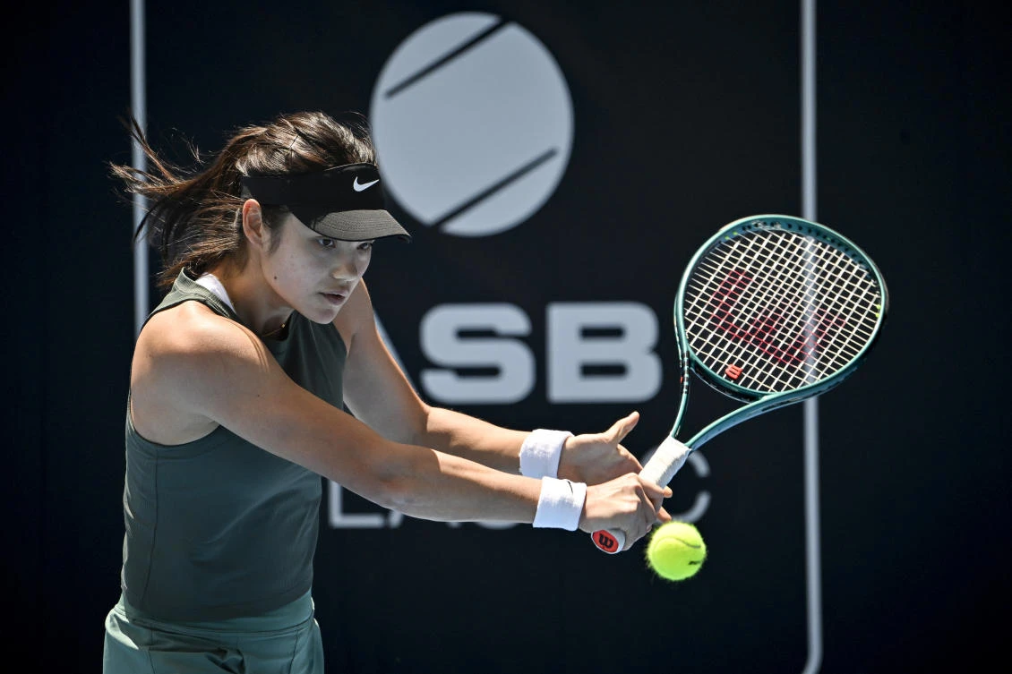 Former US Open champion Emma Raducanu missed a chunk of 2023 following wrist and ankle surgery, and was recently sidelined for two months by a foot injury. (Photosport via AP)