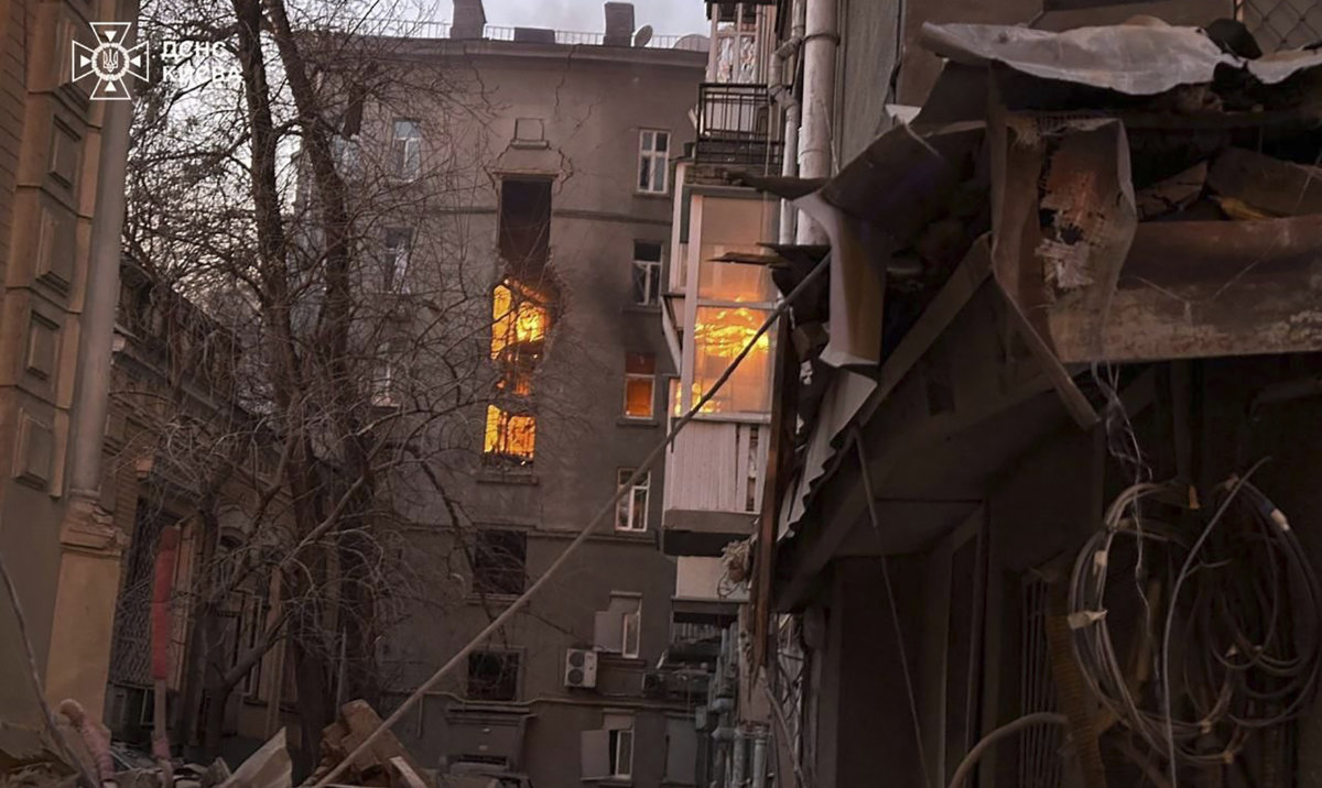 Two killed in Russian drone strike on Kyiv, Ukraine says