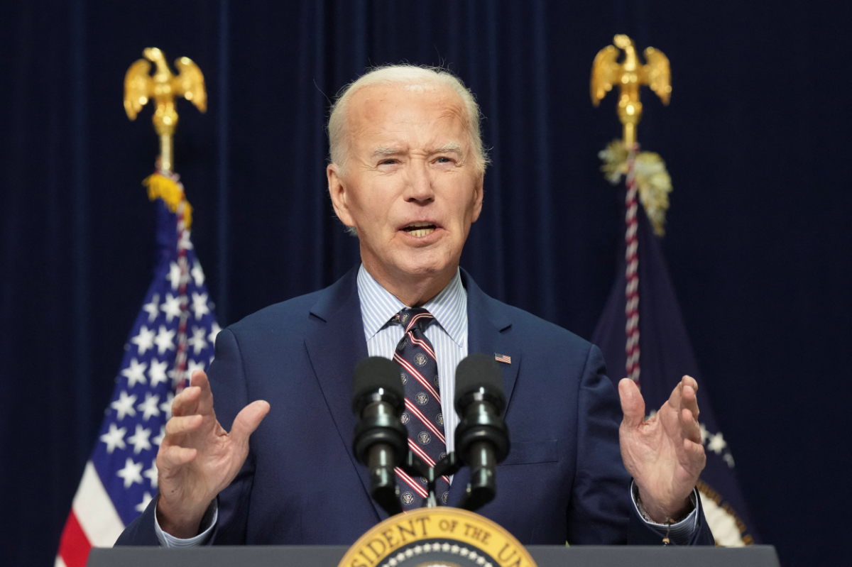 US President Joe Biden delivers remarks regarding an attack in New Orleans where a man drove a pickup truck into a crowd celebrating New Year's Day on January 1, 2025. (REUTERS)