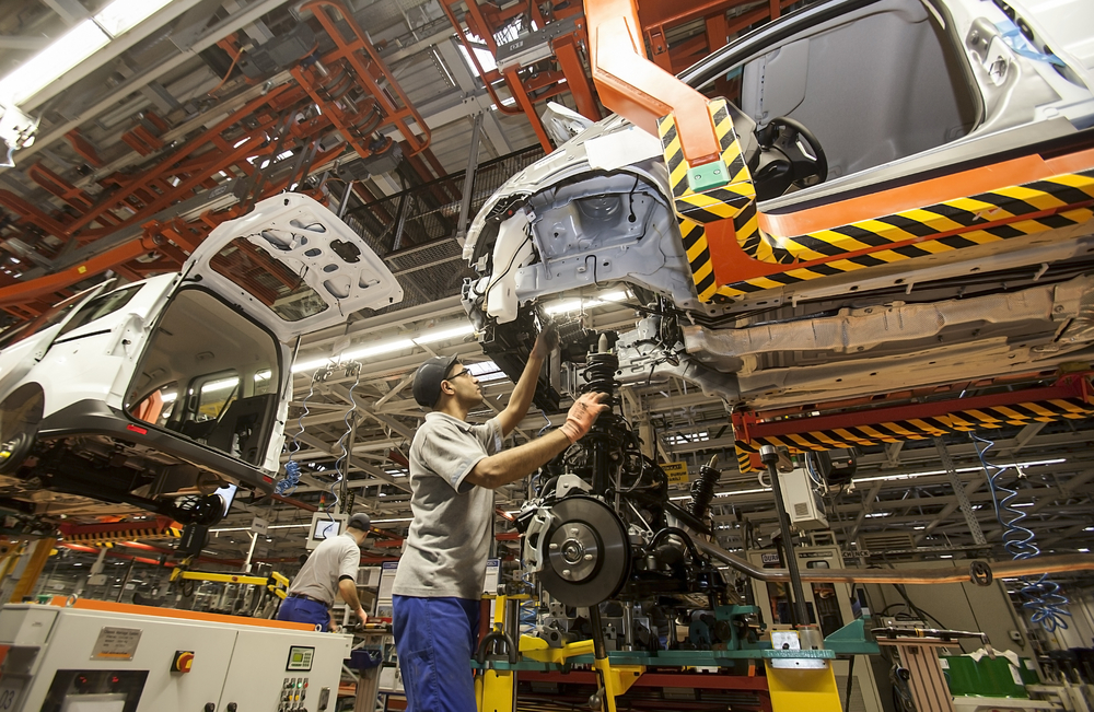 The survey highlighted a softer moderation in production, which declined at the slowest pace in nine months. Shutterstock