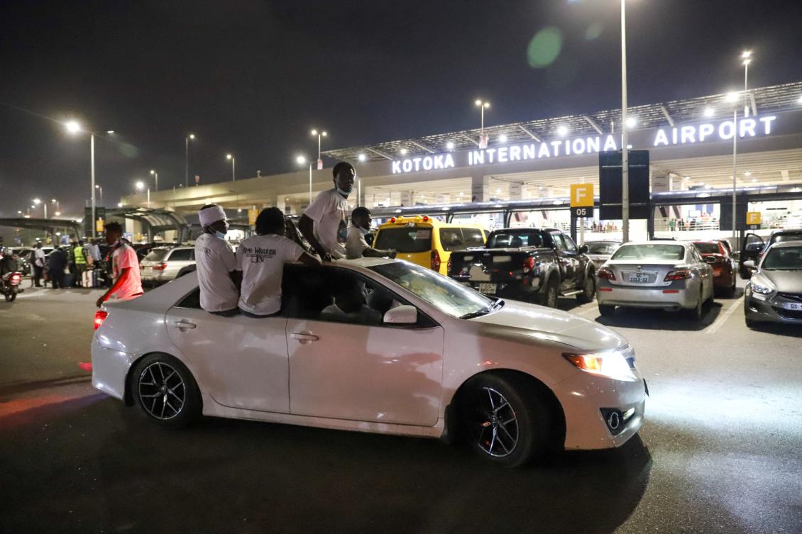 The Kotoka International Airport in Accra late August 13, 2021. (File/AFP)