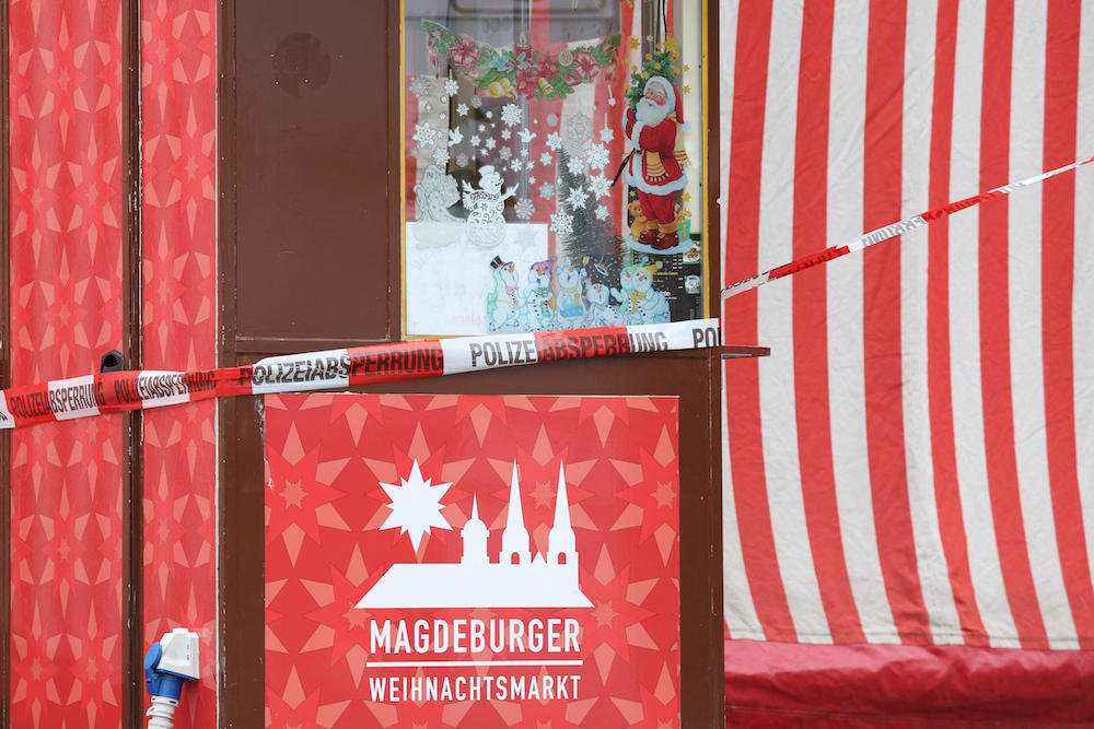 The suspect, a Saudi doctor who arrived in Germany in 2006, was arrested immediately after droving a rented car through the crowded Christmas market in Magdeburg, eastern Germany. (AFP)