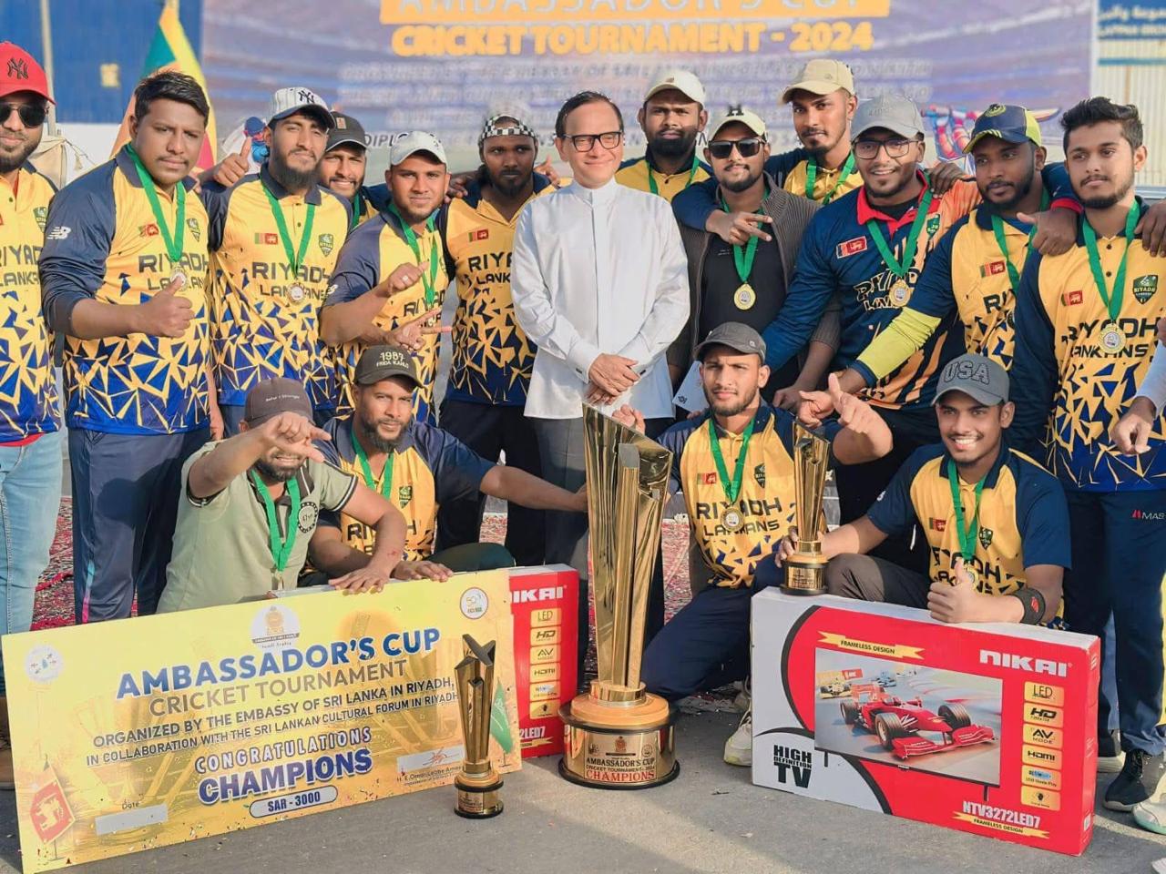 Sri Lankan Embassy in Riyadh recently held a cricket tournament to mark 50 years of diplomatic relations between the Asia nation and Saudi Arabia. (Supplied)