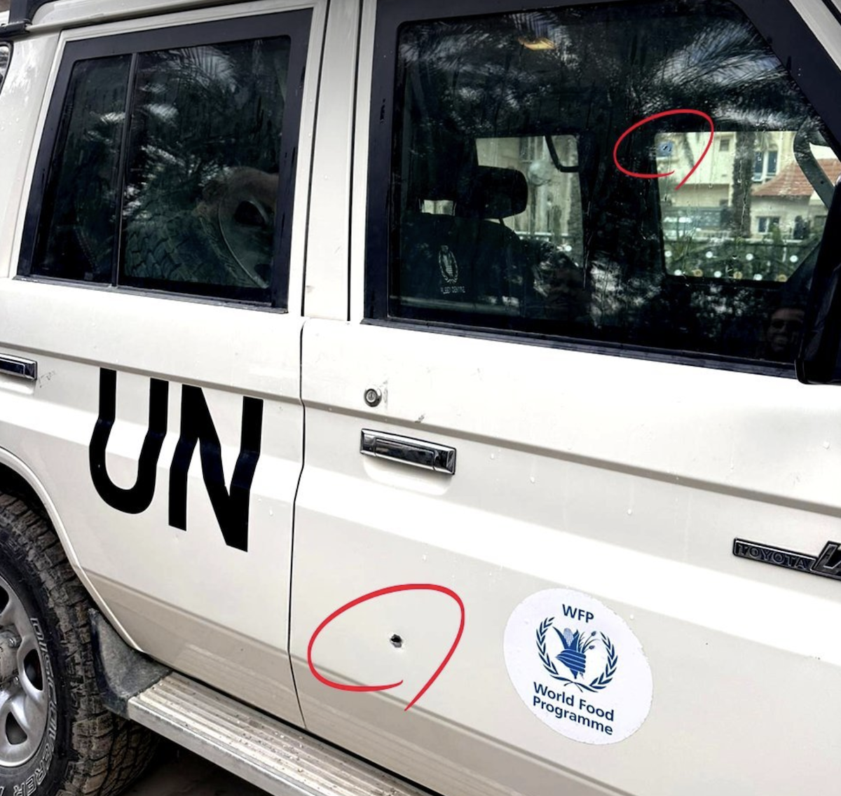 The vehicles were clearly marked and had received prior security clearances from Israeli authorities, a WFP statement said. (@WFPChief)