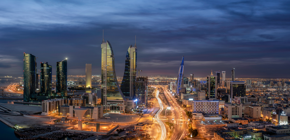 A panoramic view of the Manama skyline. Shutterstock