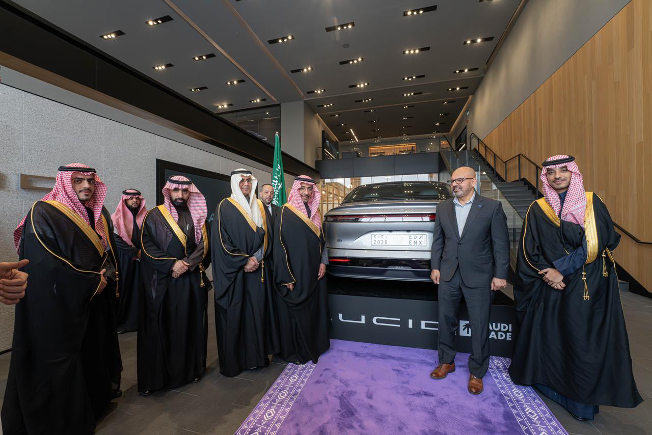 Lucid Motors joins ‘Made in Saudi’ program to boost the Saudi Arabia’s leadership in electric vehicle manufacturing. X/@BAlkhorayef