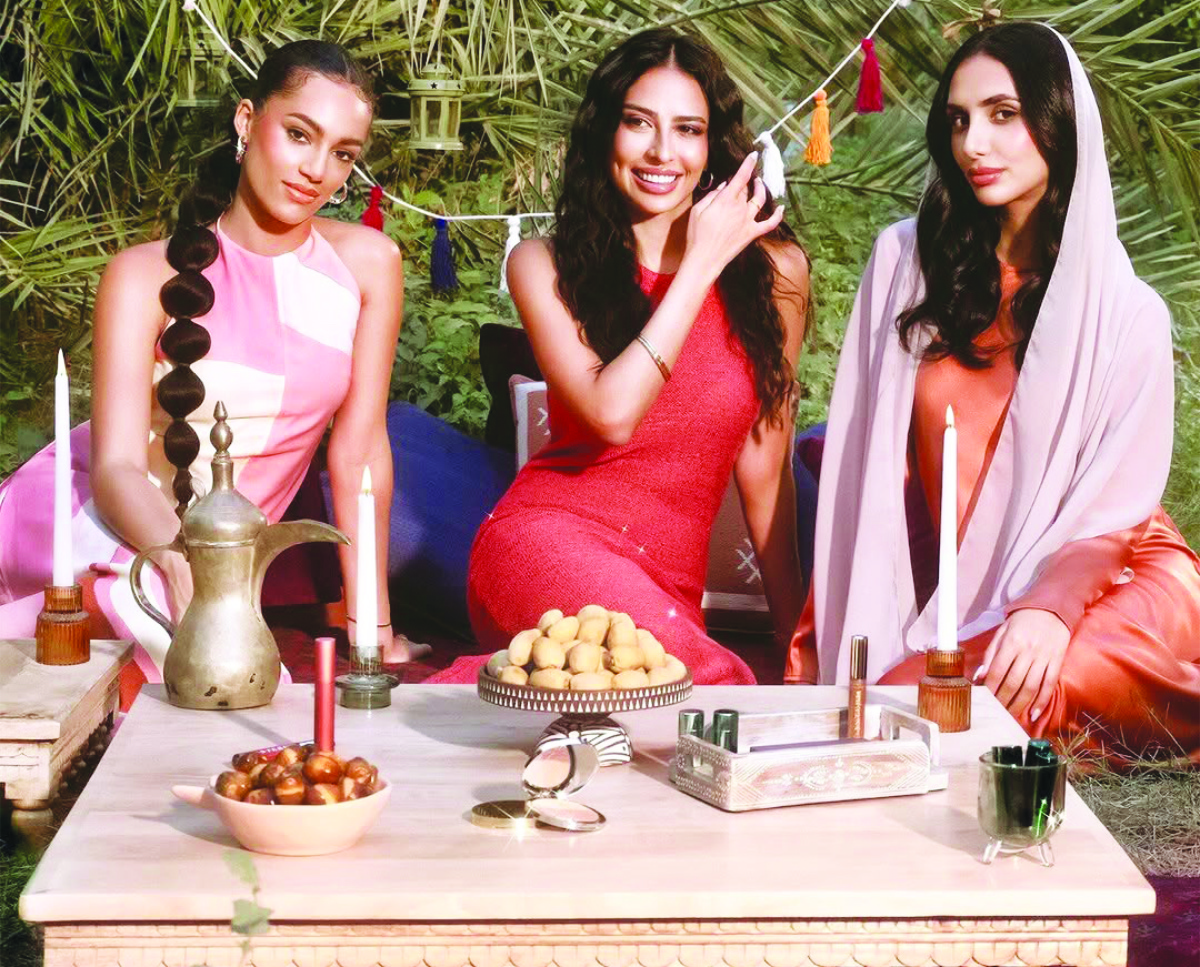 Saudi beauty brand Asteri’s most recent campaign features Saudi model and influencer Lama Alakeel. (Supplied/Instagram/asteribeautysa)