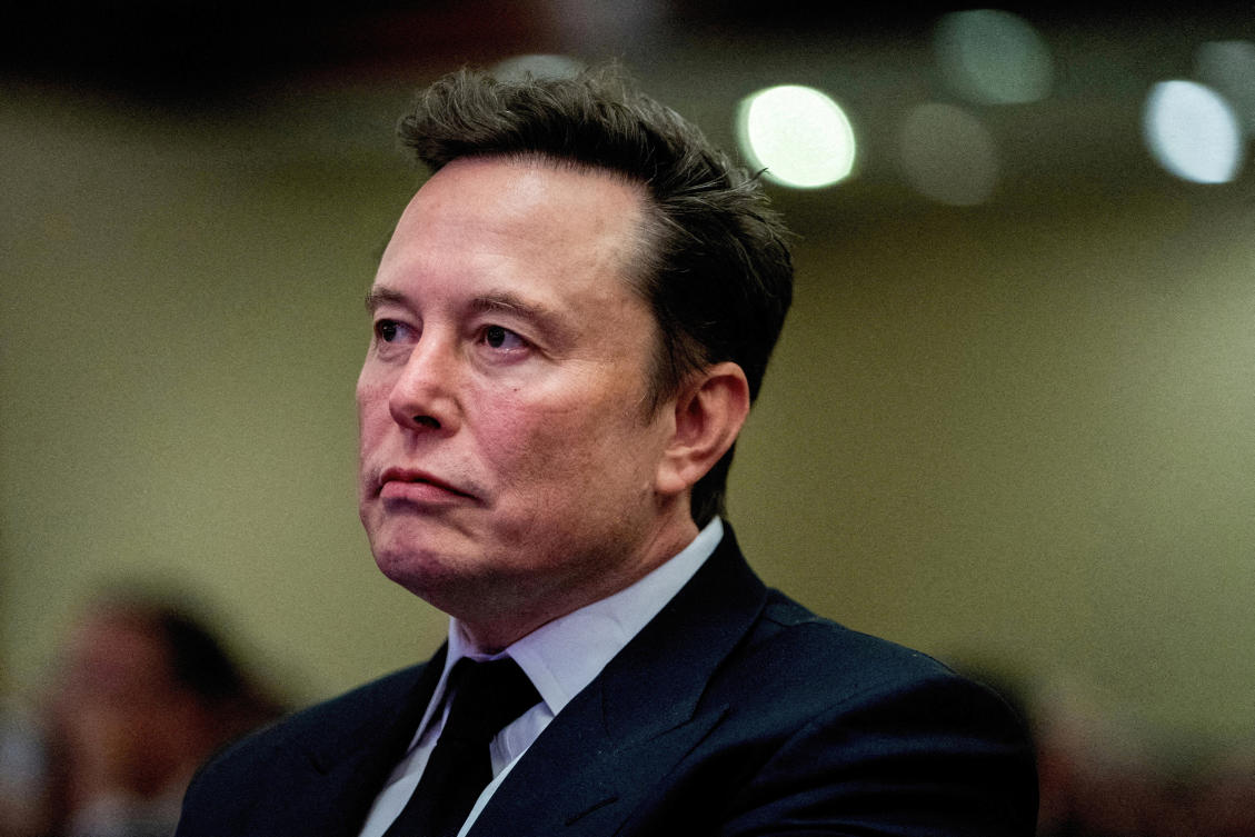 Tesla CEO and X owner Elon Musk at the Hyatt Regency hotel in Washington, DC, U.S. on November 13, 2024. (Reuters)