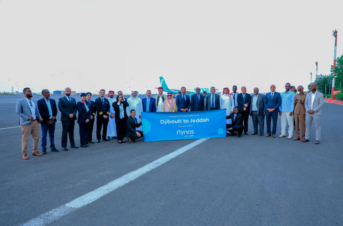 Flynas will operate three weekly flights from Jeddah to Djibouti. Flynas