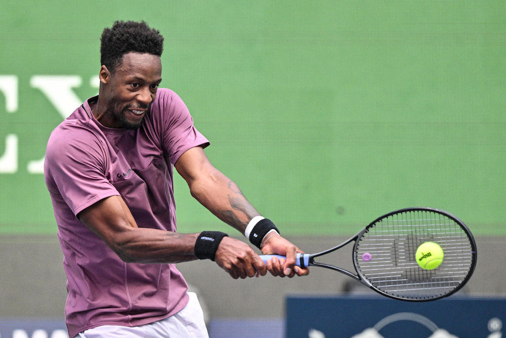 Frenchman Gael Monfils has been breaking records steadily in Auckland to reach his 35th ATP Tour final. (AFP file photo)