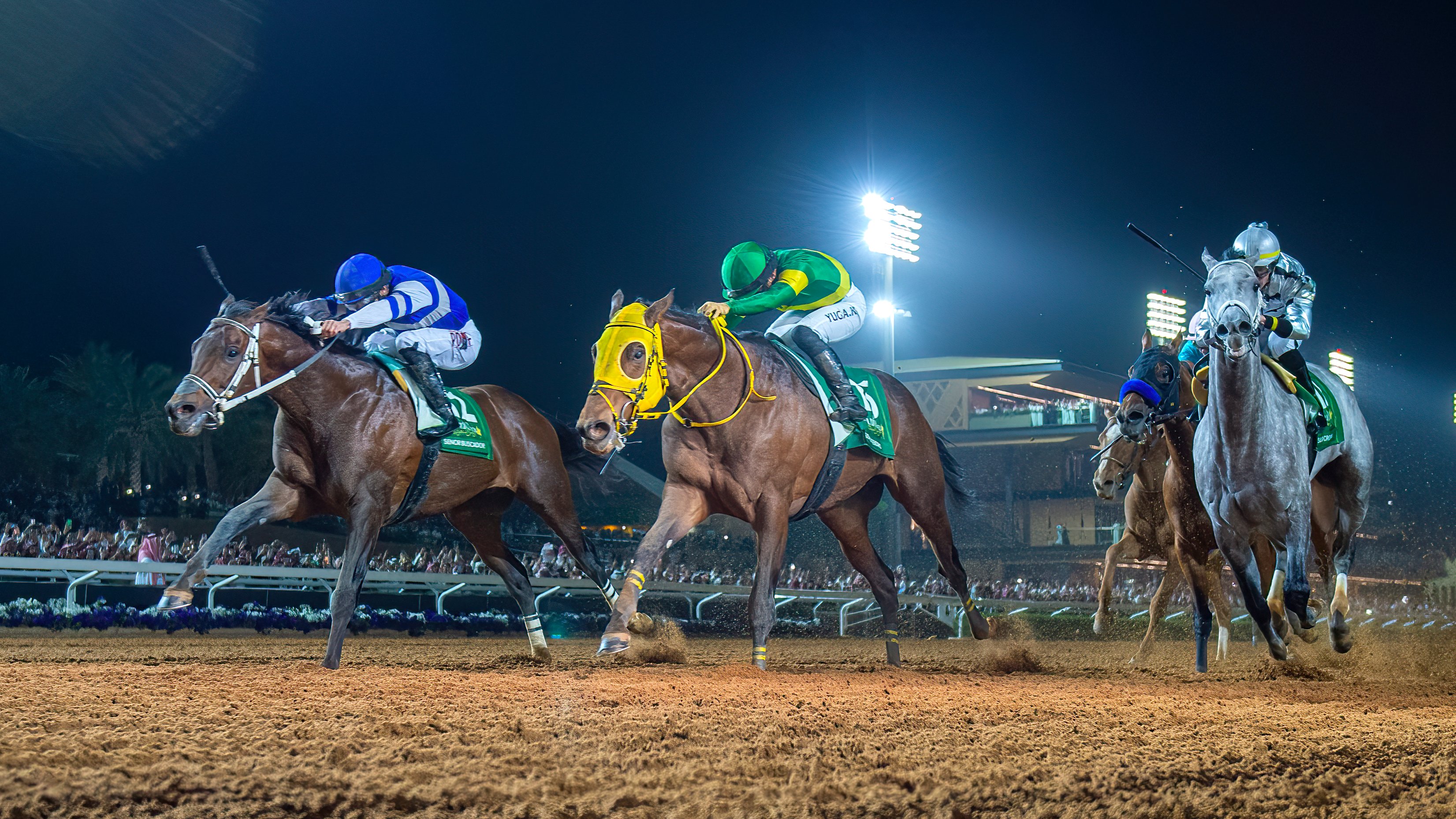 A strong entry of 28 Group 1 winners have been put forward for this year’s Group 1 $20 million Saudi Cup, which will take place at King Abdulaziz Racecourse in Riyadh on Feb. 22. (X/@thesaudicup)