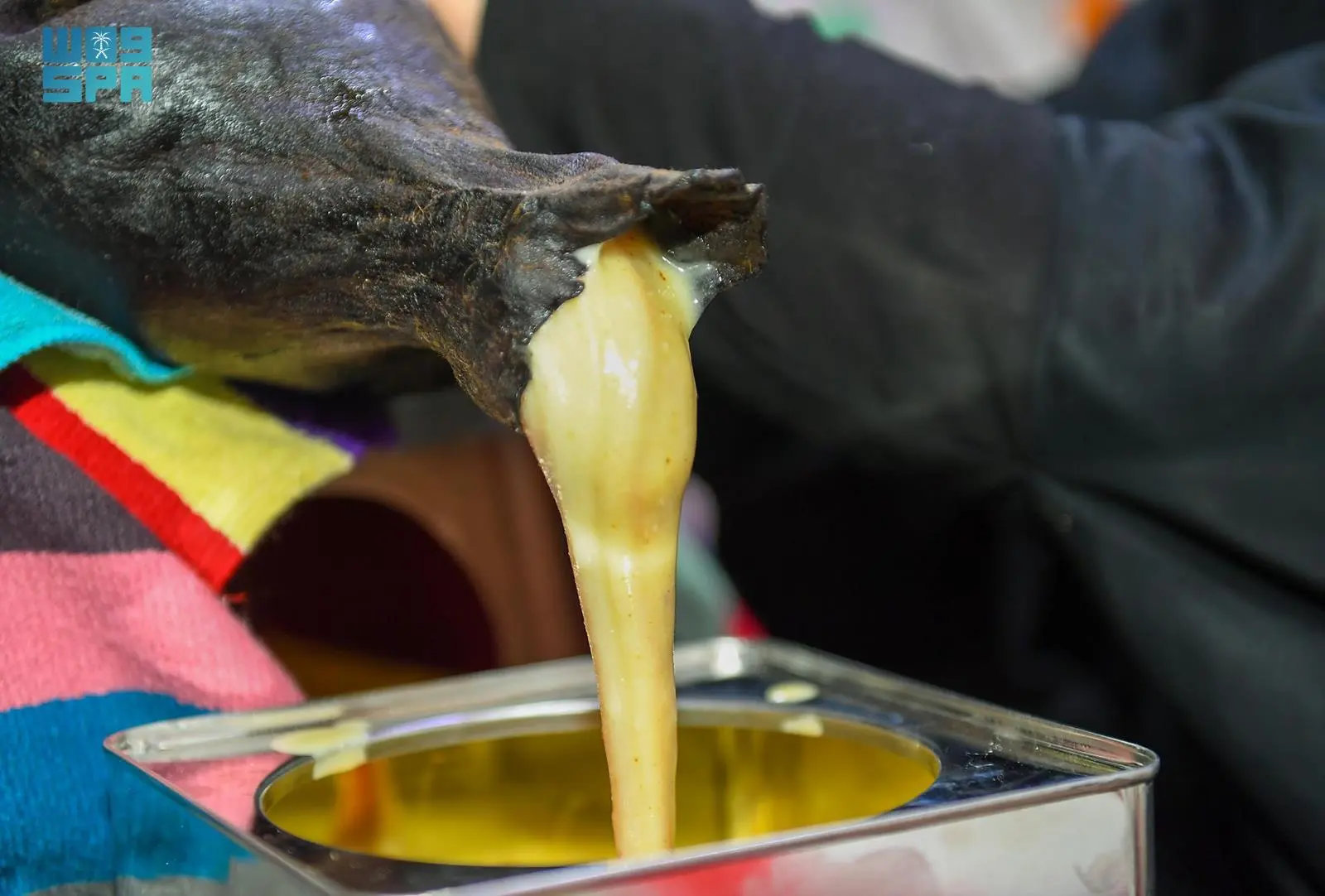 Wild ghee is a key ingredient in many popular dishes, including porridge and festive meals. (SPA)