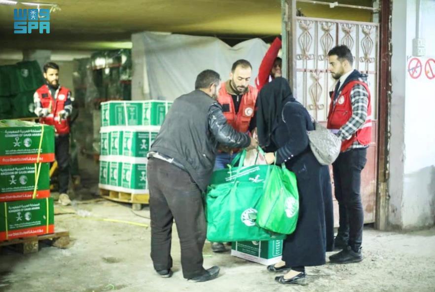 KSrelief distributes supplies to 306 families in Syria's Douma (SPA)