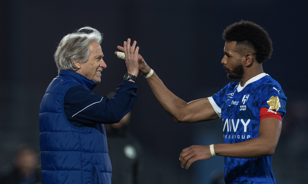 Al-Hilal won 5-0 win at Al-Orubah on Saturday to go top of the Saudi Pro League above Al-Ittihad who were held to a surprise 1-1 draw at Al-Feiha. (X/@AlHilal_FC)