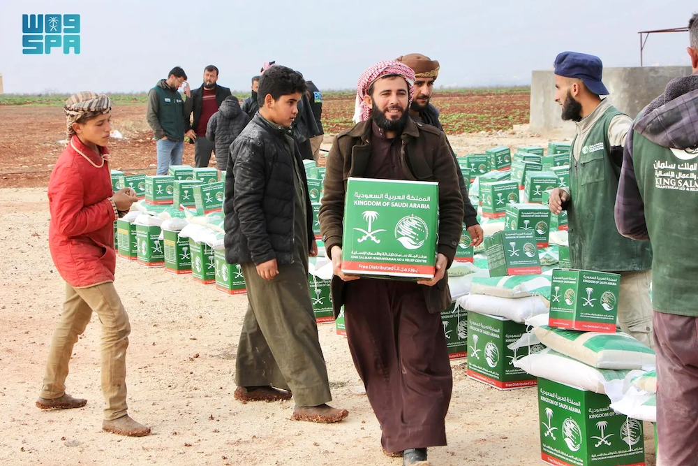 KSrelief continues with its humanitarian activities in Syria. (SPA)
