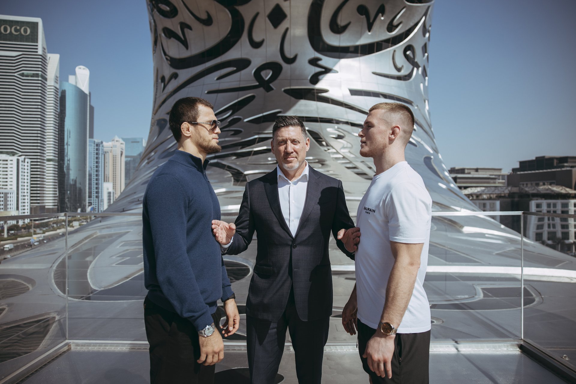 Usman Nurmagomedov (left) will take on Paul Hughes at Coca-Cola Arena on Jan. 25