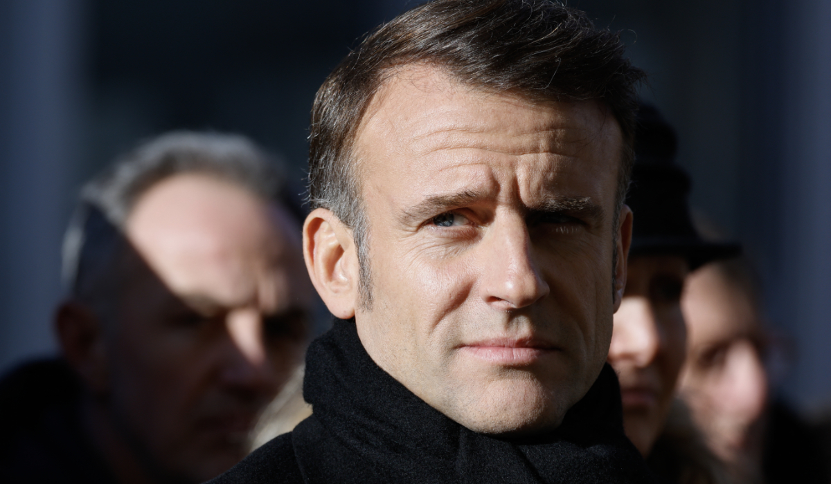 French president Emmanuel Macron. (AFP)