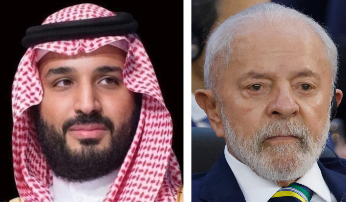 Saudi Crown Prince Mohammed bin Salman received a phone call on Monday from Brazil President Luiz Inacio Lula da Silva. (SPA/Supplied)