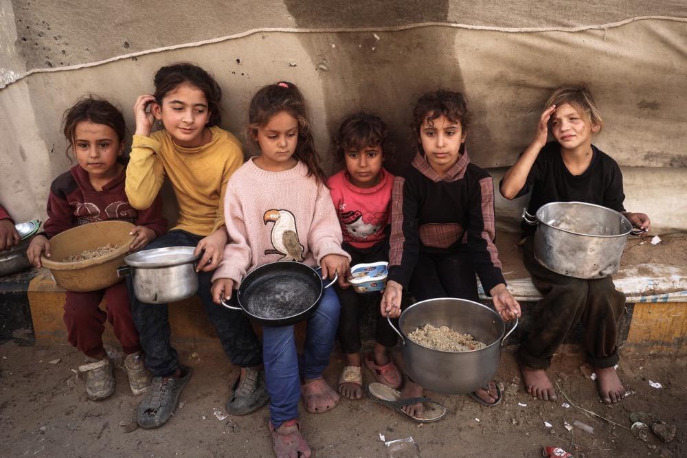 More than 96 percent of women and children in Gaza cannot meet their basic nutritional needs. (AFP)