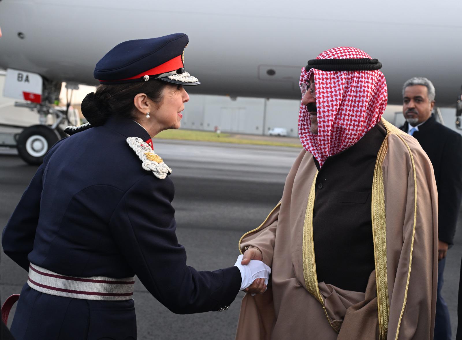 Kuwaiti Emir Sheikh Meshal arrived in Scotland at the personal invitation of King Charles III (KUNA)