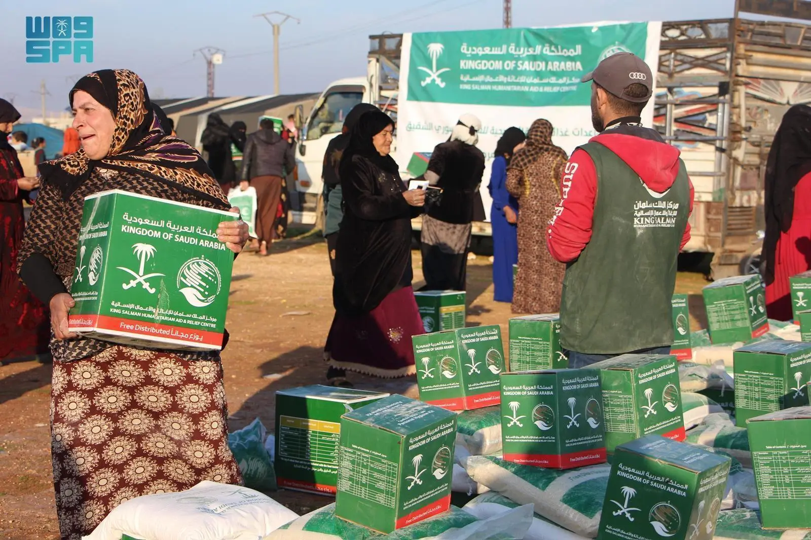 The Kingdom’s aid agency KSrelief continues to provide support for Syrians in their country, and for those who had sought refuge in Jordan. (SPA)