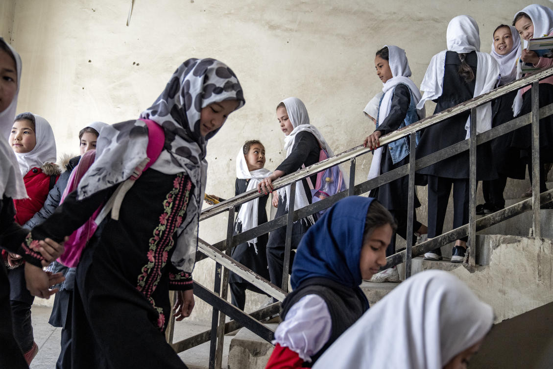 The Taliban government has barred Afghan females from education after sixth grade. (AP)