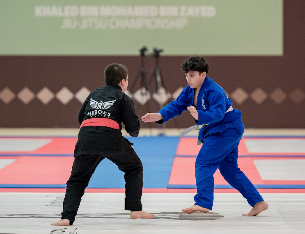 The Khaled bin Mohamed bin Zayed Jiu-Jitsu Championship concluded with the U-12s taking to the mats in Abu Dhabi. (UAEJJF)