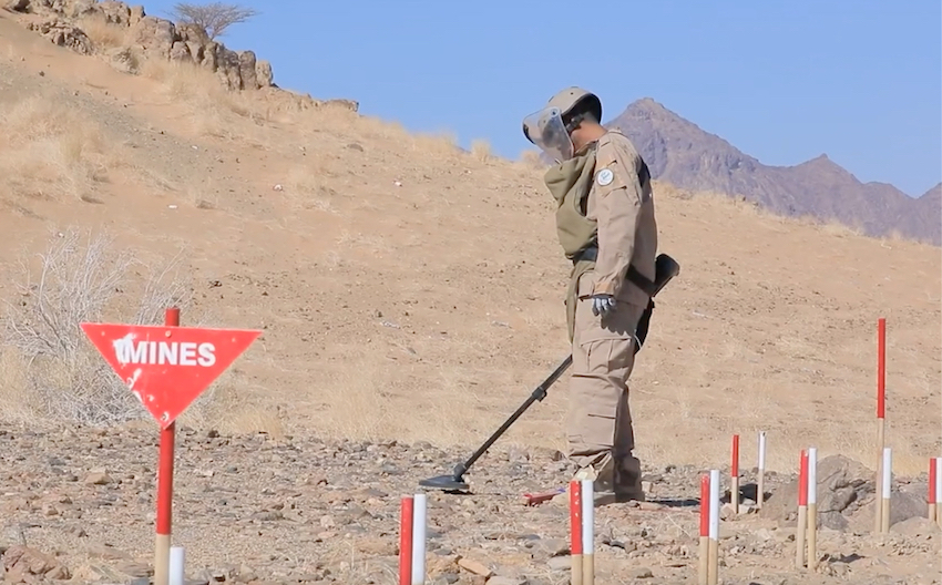 The initiative trains local demining engineers and provides them with modern equipment. (Project Masam)