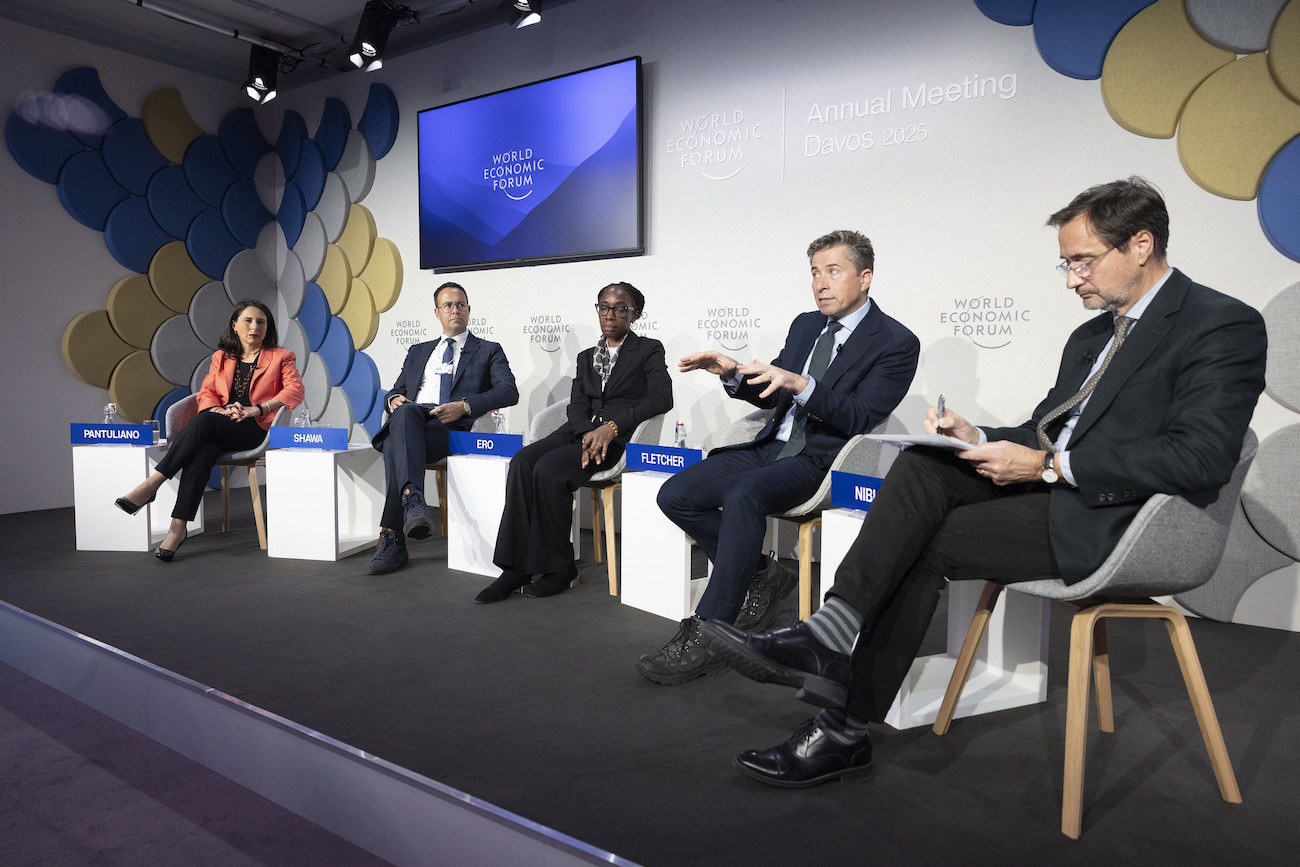 UN Relief Chief Tom Fletcher speaks at the World Economic Forum in Davos. (WEF)